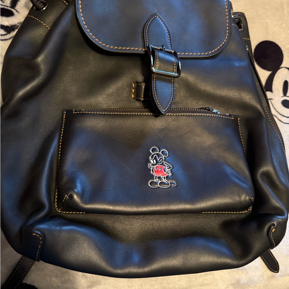Coach Disney X  Black ranger  Leather Backpack